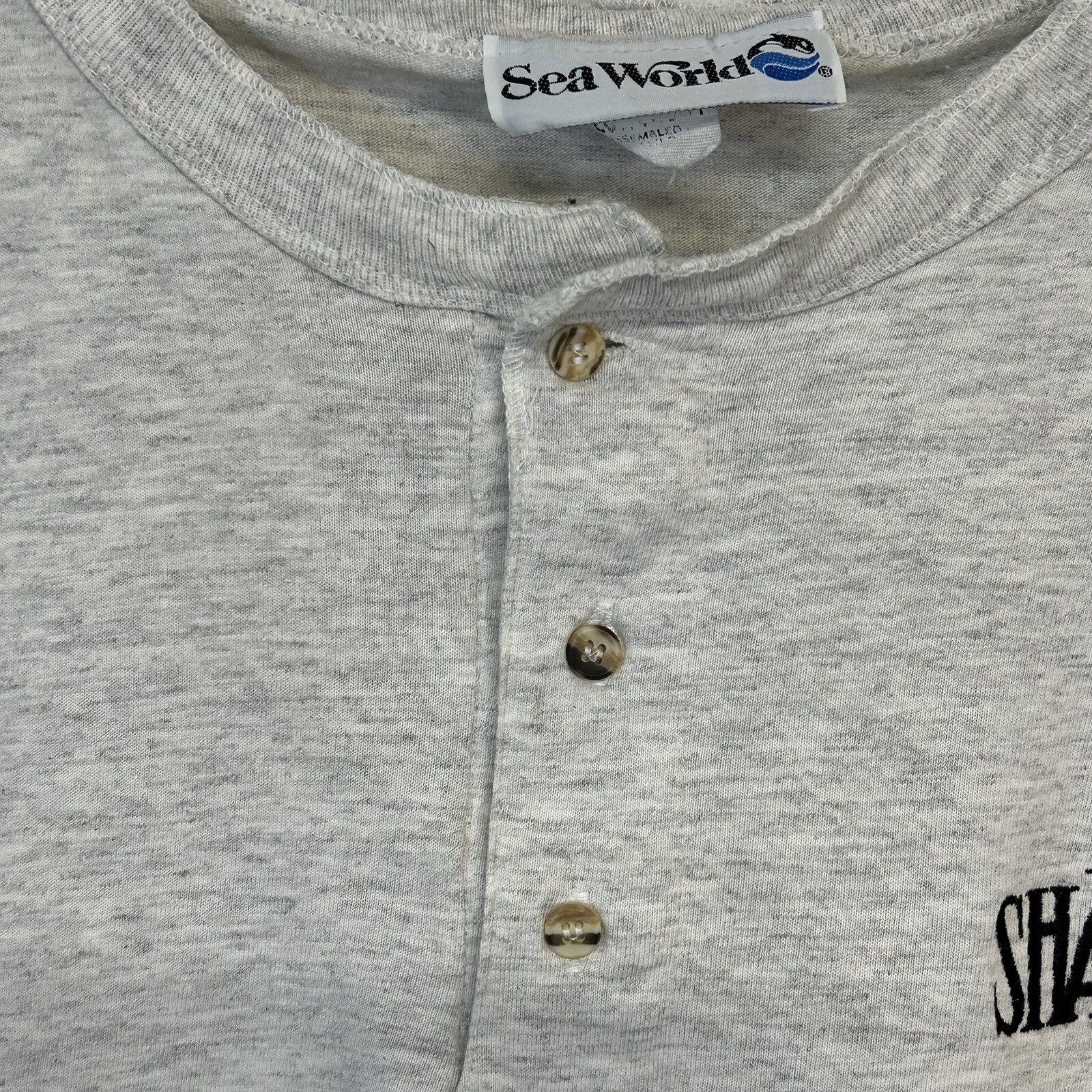 Vtg Sea World Mens Shirt L Embroidered 90s Shamu Orca Whale Nostalgic Theme Park gallery