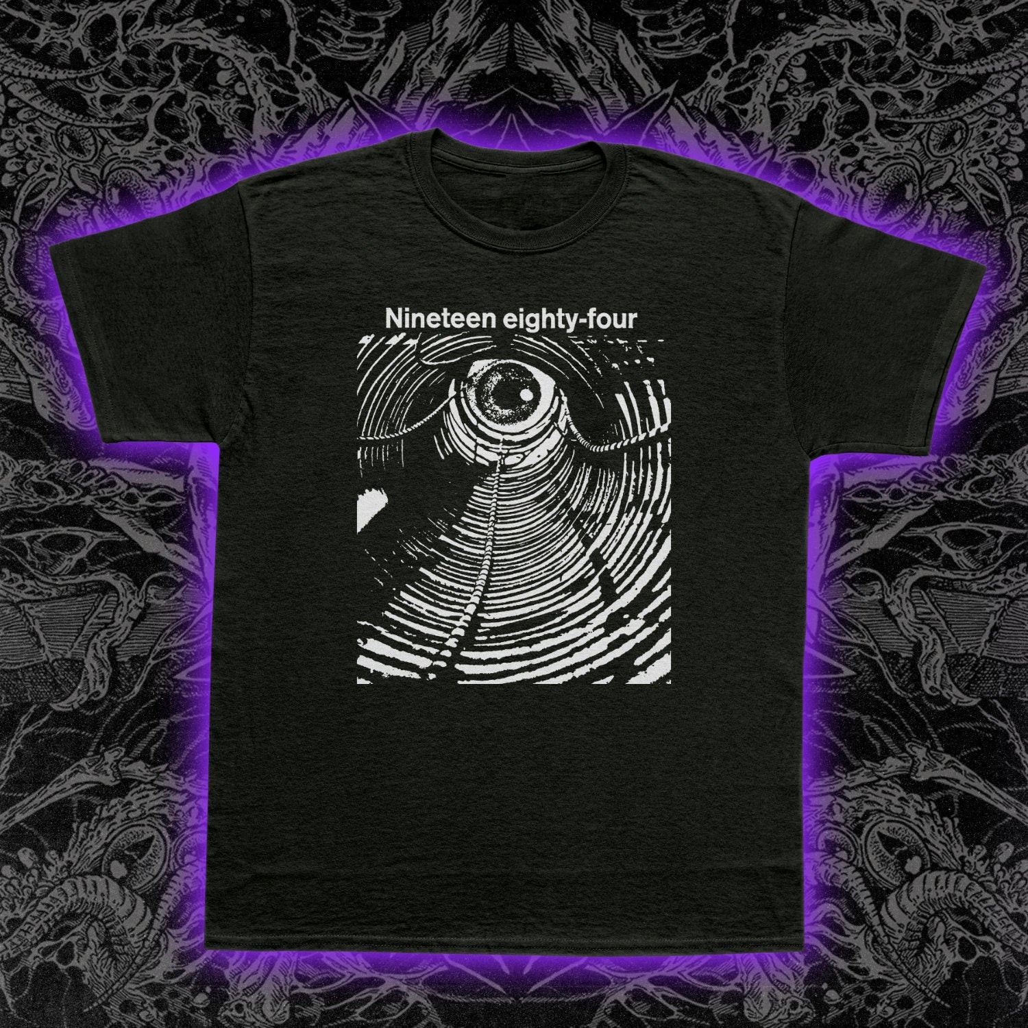 George Orwell 1984 T-Shirt Dystopian Big Brother Totalitarian Political Fiction gallery
