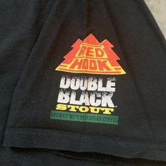 Red Hook Ale Brewery Double Black Stout T-Shirt Ben Franklin Beer Quote