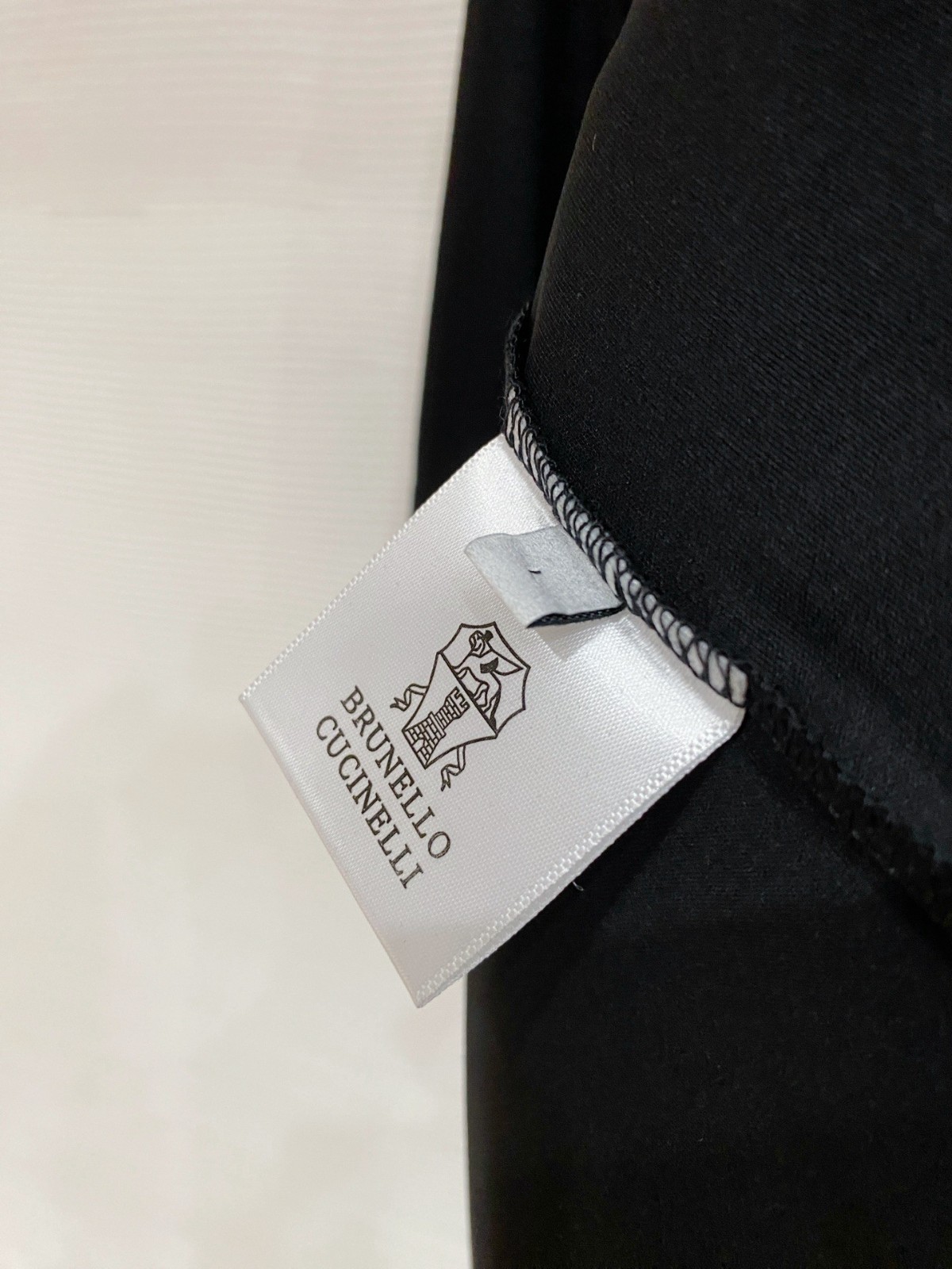 Brunello Cucinelli New Classic Men's Crew Neck T-Shirt in Acetate Fabric gallery