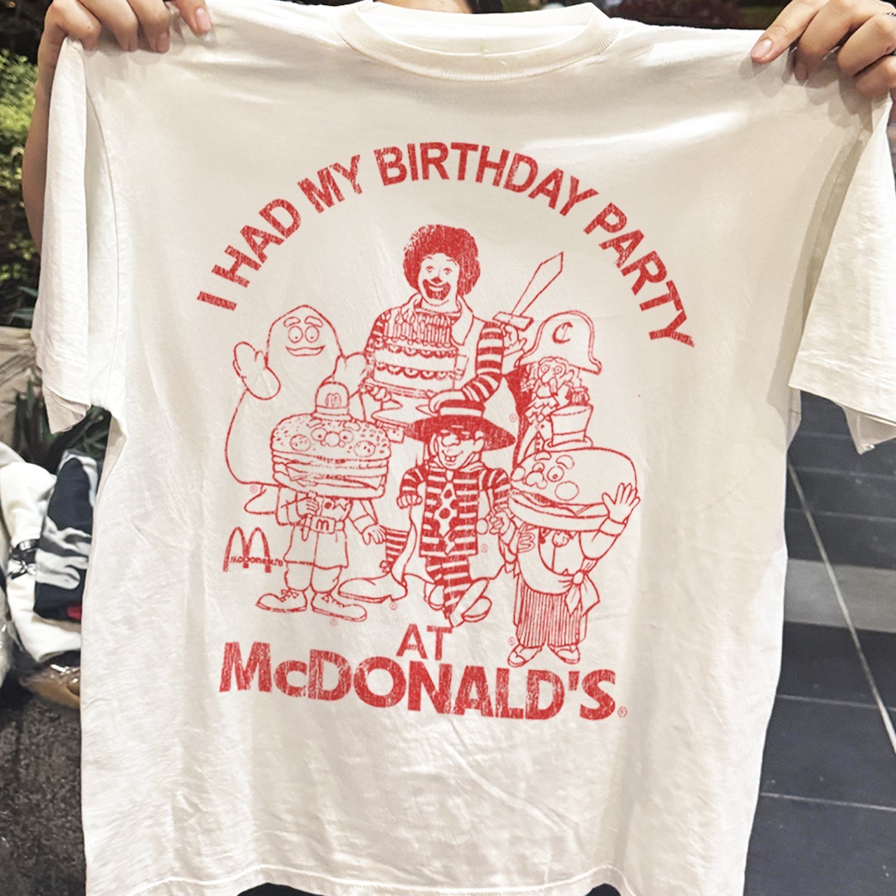 90s I Had My Birthday Party At Mcdonald's Classic White T-Shirt XL gallery