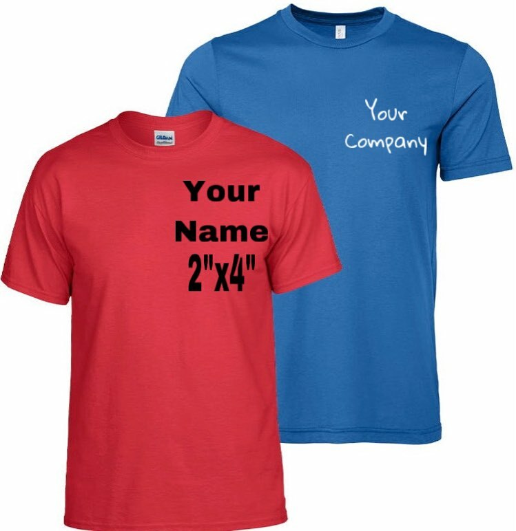 PERSONALIZED YOUR OWN LOGO ON A T-SHIRT CUSTOMIZED T-SHIRT UNISEX gallery