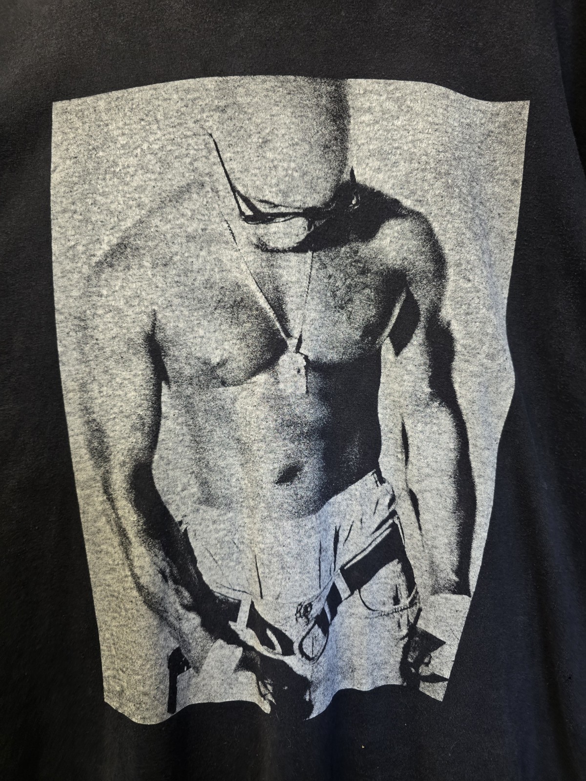 Vtg 90s Aaron Hall T Shirt OSFA R&B Vibe Records Cross Colours gallery