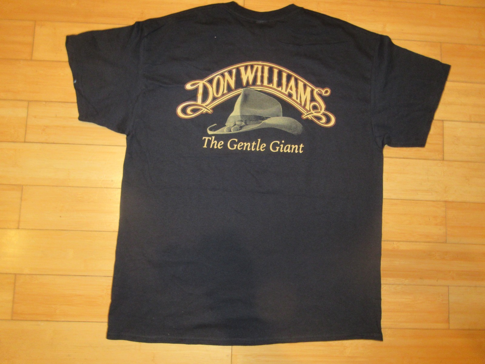 Vintage Don Williams The Gentle Giant Tour Country Music cotton T Shirt Size XL gallery