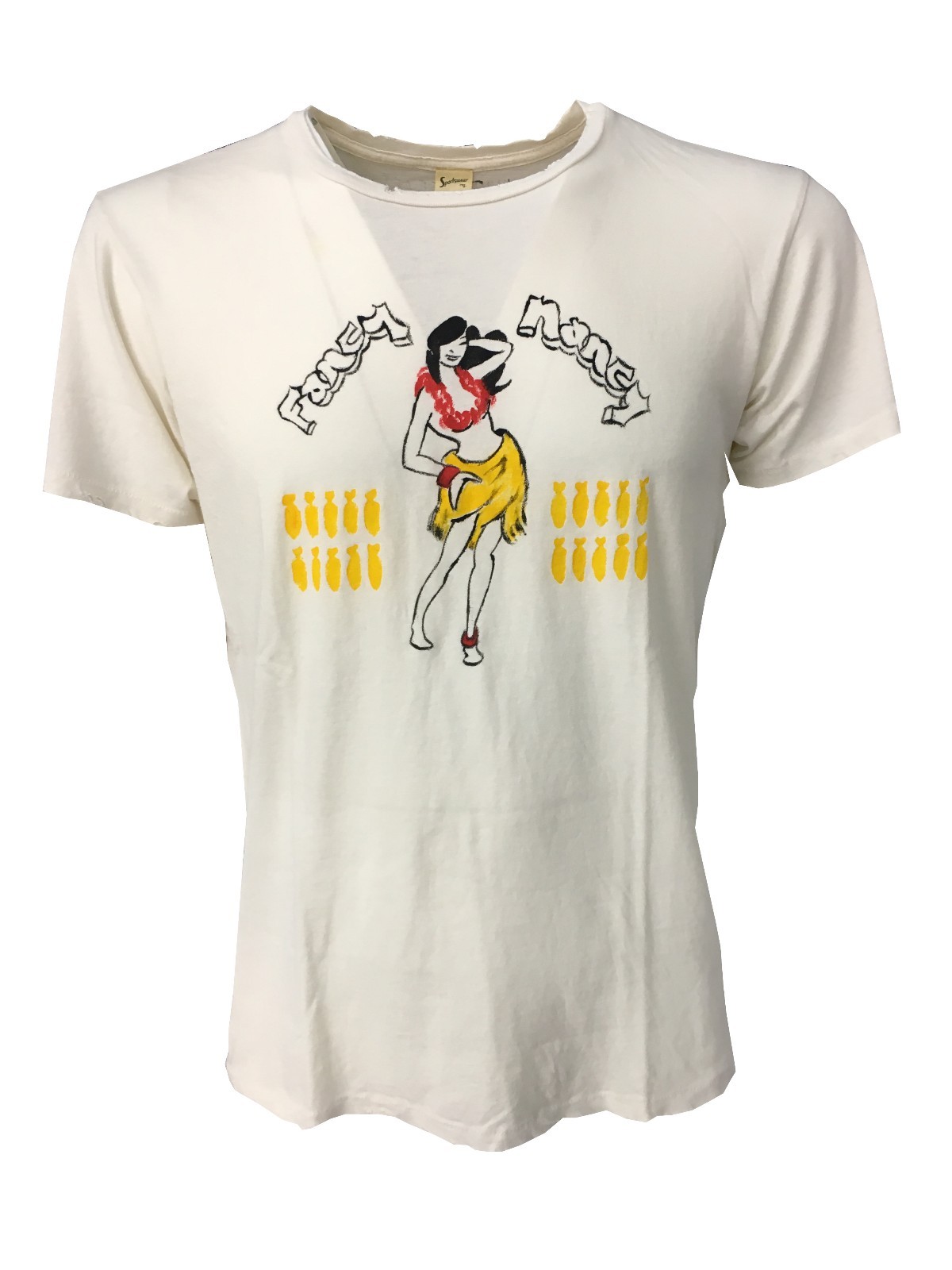 Sportswear Men’s Half Sleeve White T-Shirt with Cotton Wear Made in USA