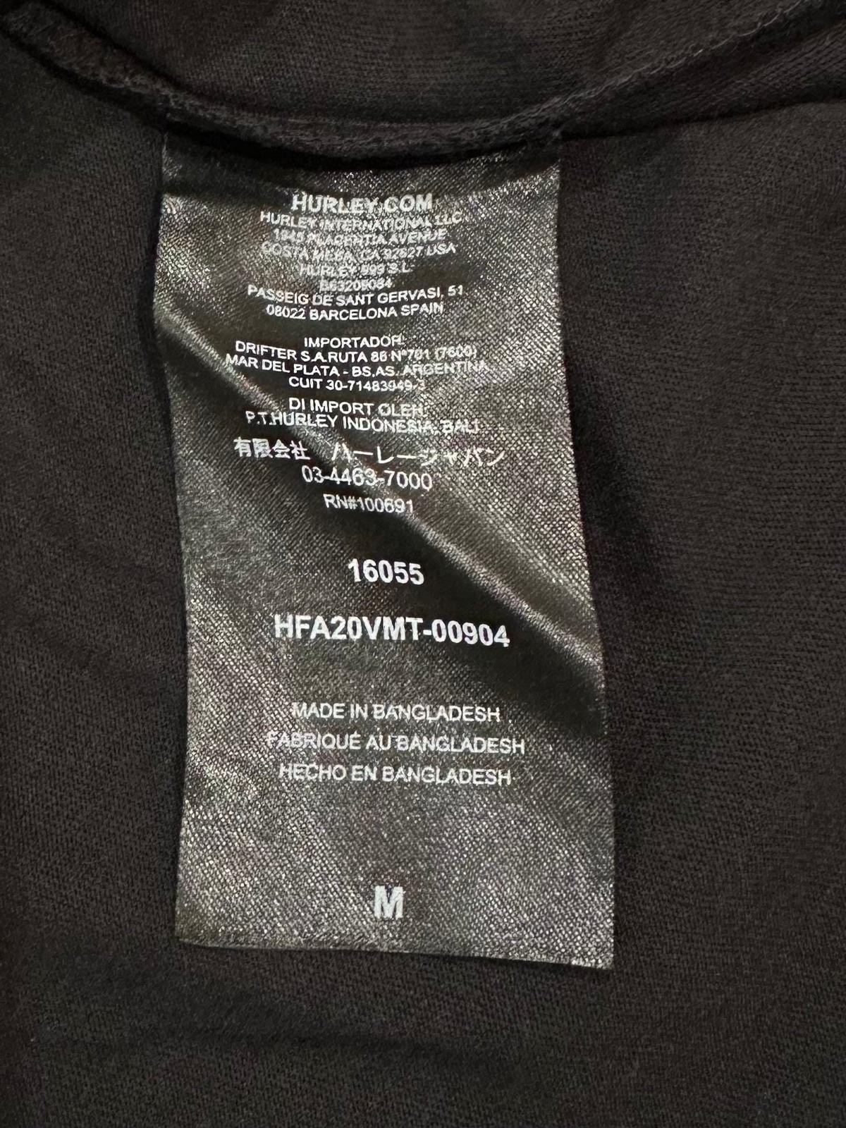 874 NWT Hurley Men's M Black Rise & Jam CVC Jersey Graphic Long Sleeve T-Shirt gallery