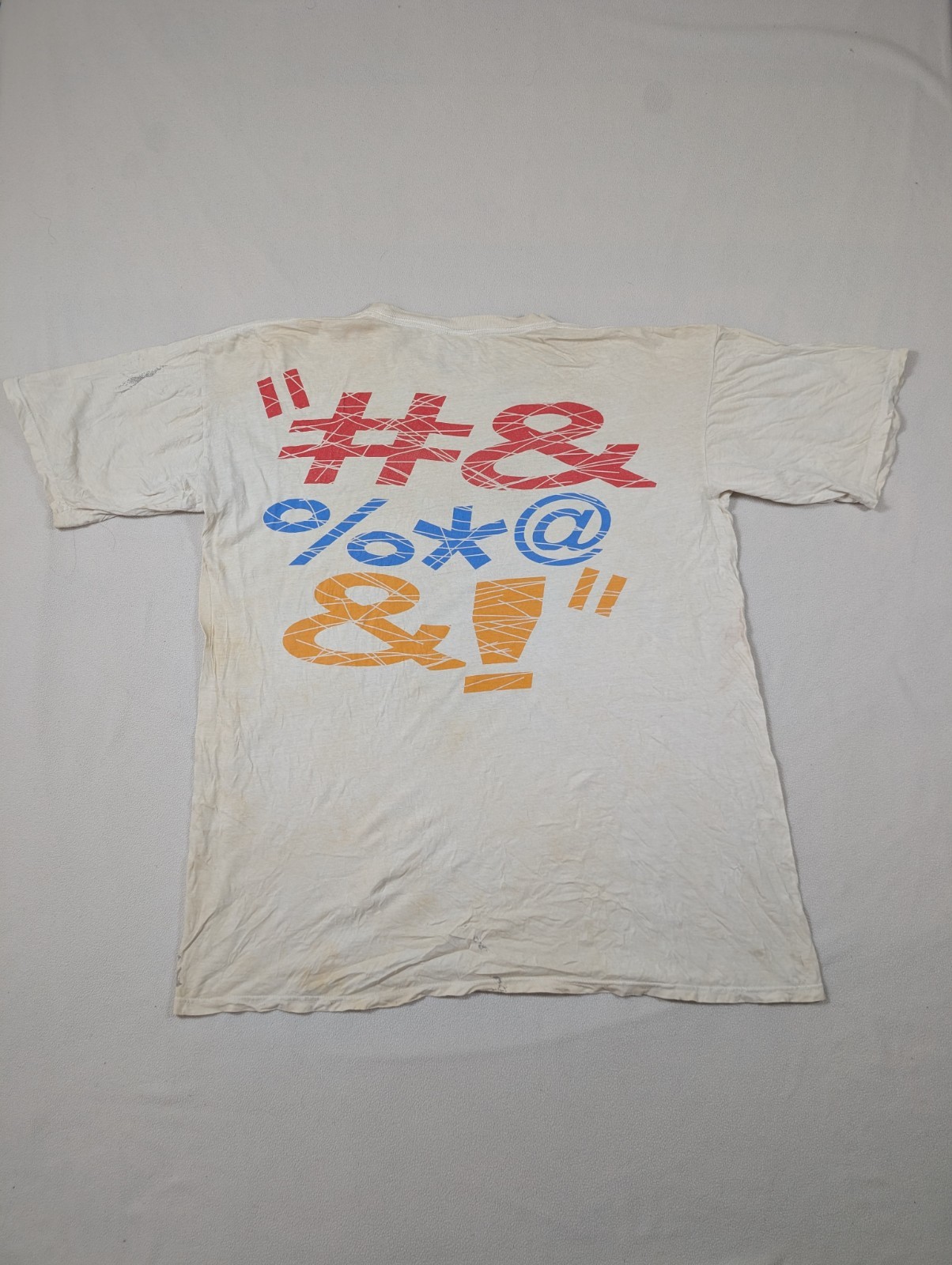 Vintage 1996 Taz Screaming Shirt XL Original Looney Tunes Front & Back Distress gallery