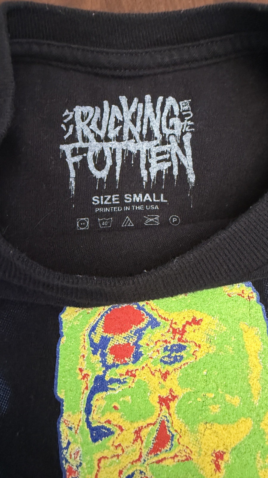 Rucking Fotten "Predator" T-Shirt Size Small Arnold Schwarzenegger RARE gallery