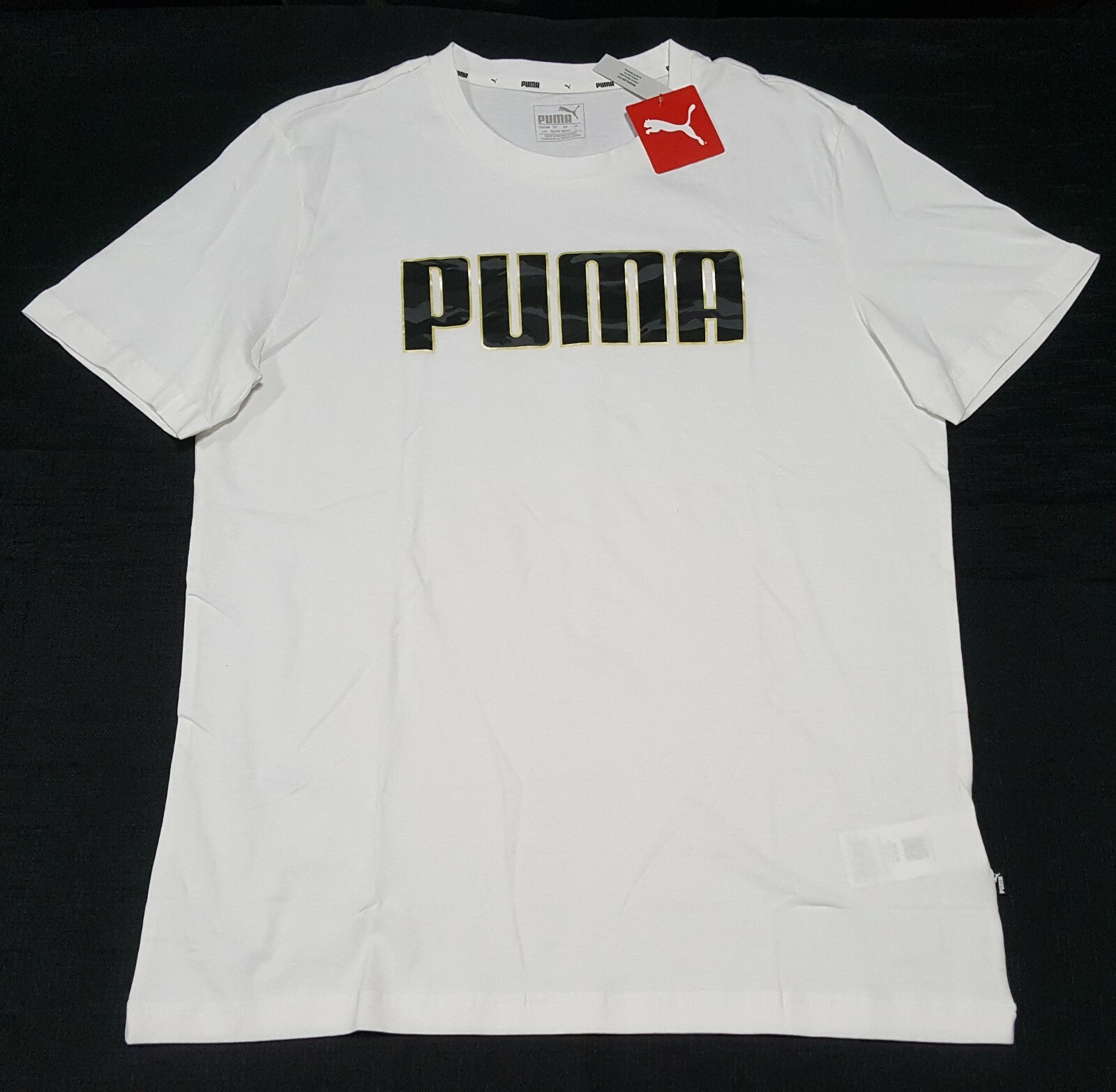PUMA CAMO LOGO TEE ATHLETIC/CASUAL SPORTS TRAINING T SHIRT SZ XLARGE