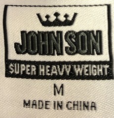 Plain Thermal T-shirts Round Neck [ JOHN SON ] Super Heavy Weight [S~5XL] Single