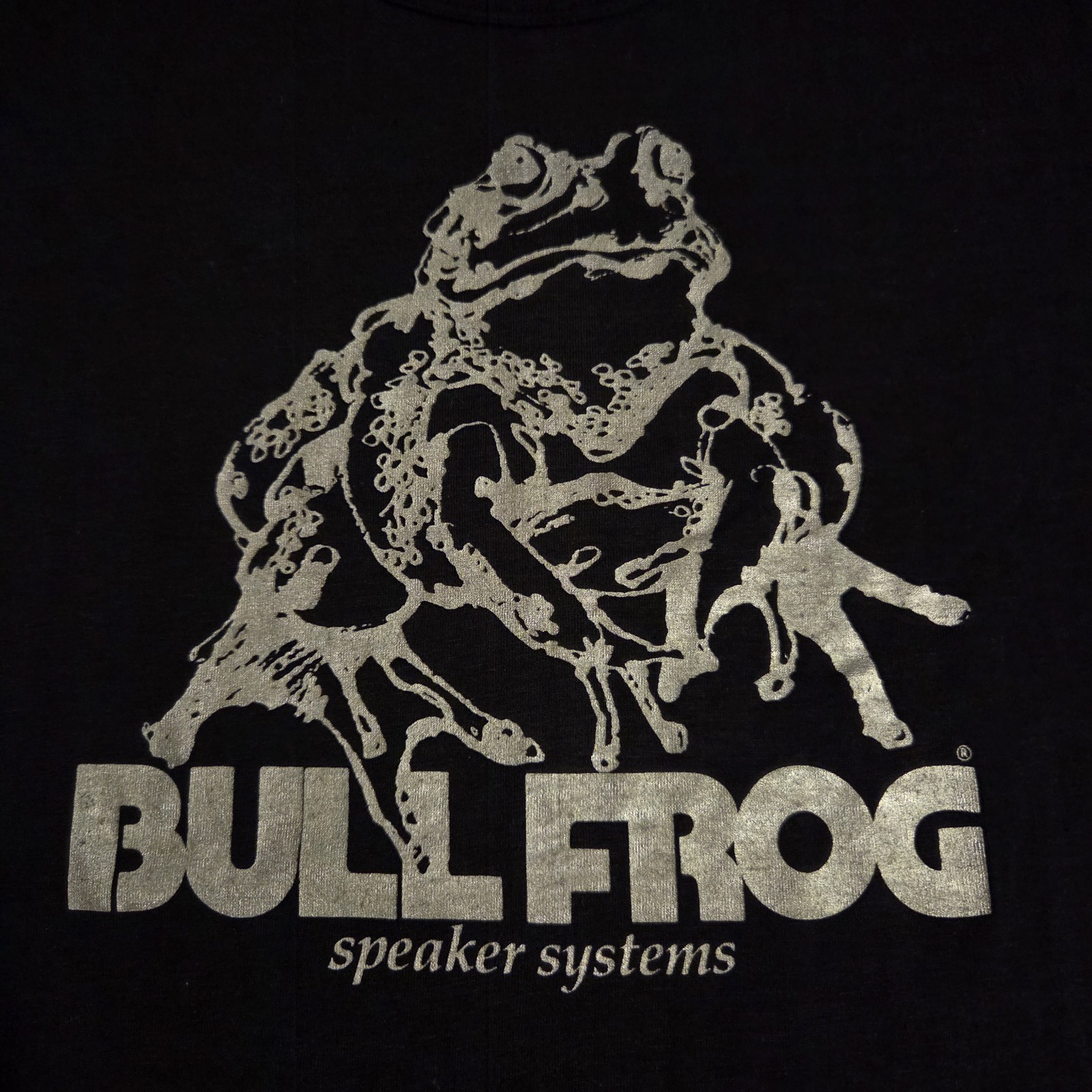 Vintage Bullfrog Speaker Systems T Shirt XL 70s 80s Kicker Subwoofer Frog Music gallery