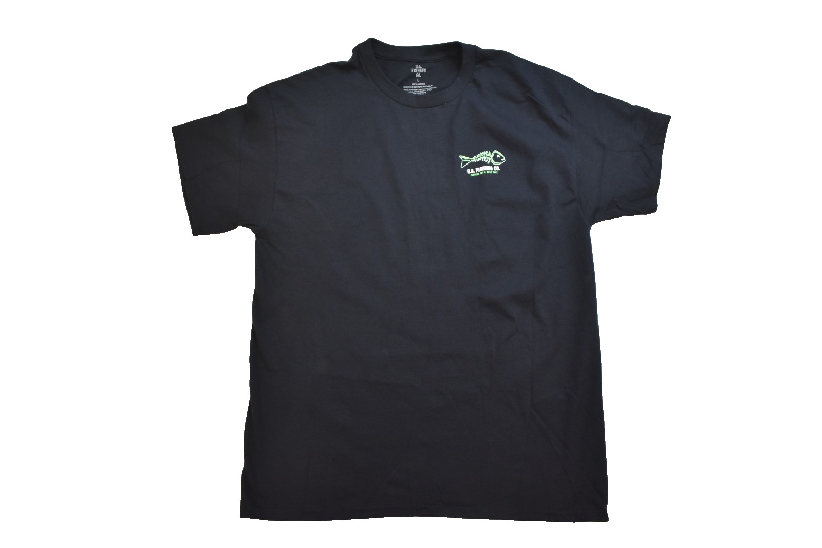 U.S. Fishing Co. Mens Big Bites Fishing Club Funny Black Shirt New S-3XL gallery