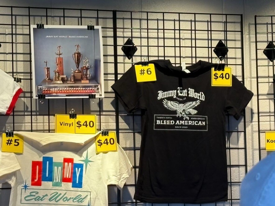 Jimmy Eat World Tour Bleed American 25Th Anniversary 2026 T-Shirt