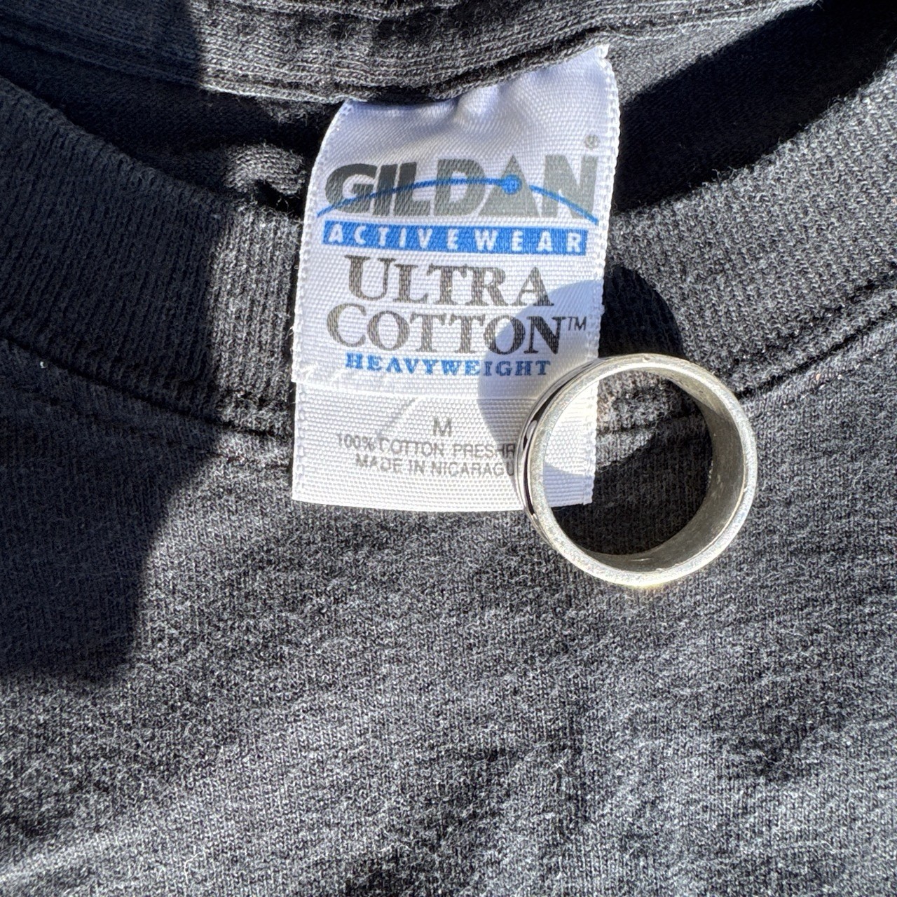 Gildan Ultra Cotton Black Inferno Heinze Troupe Graphic Tee Crew Neck M gallery