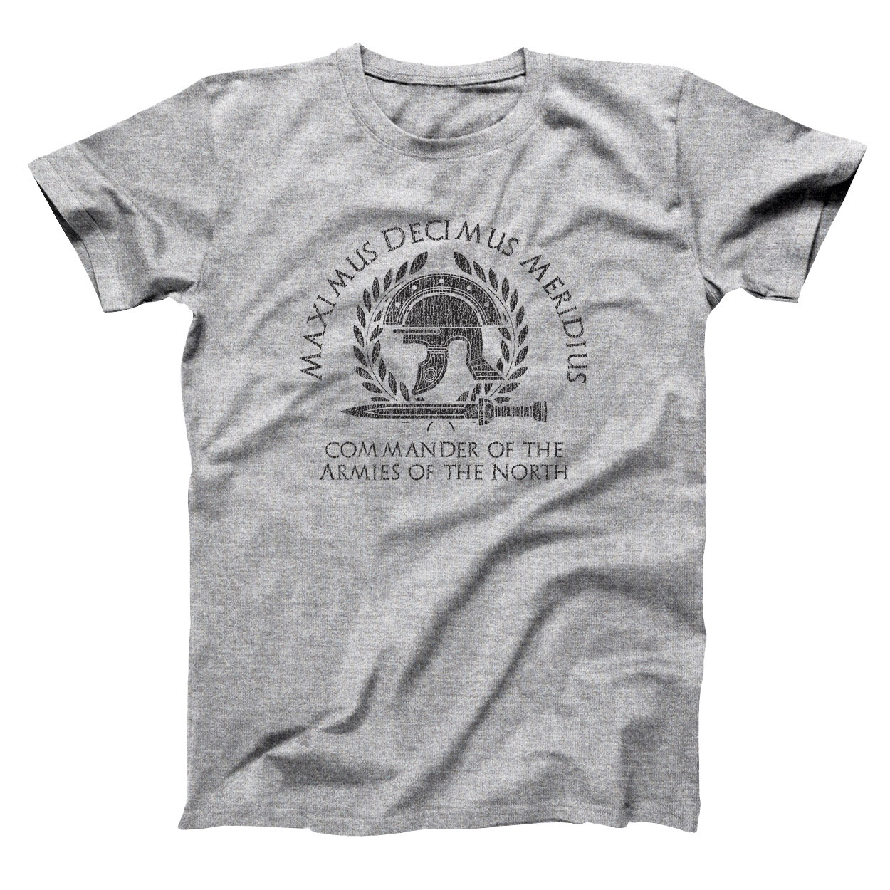 Maximus Decimus Meridius Gladiator Rome Movie Latin Gray Basic Men's T-Shirt gallery
