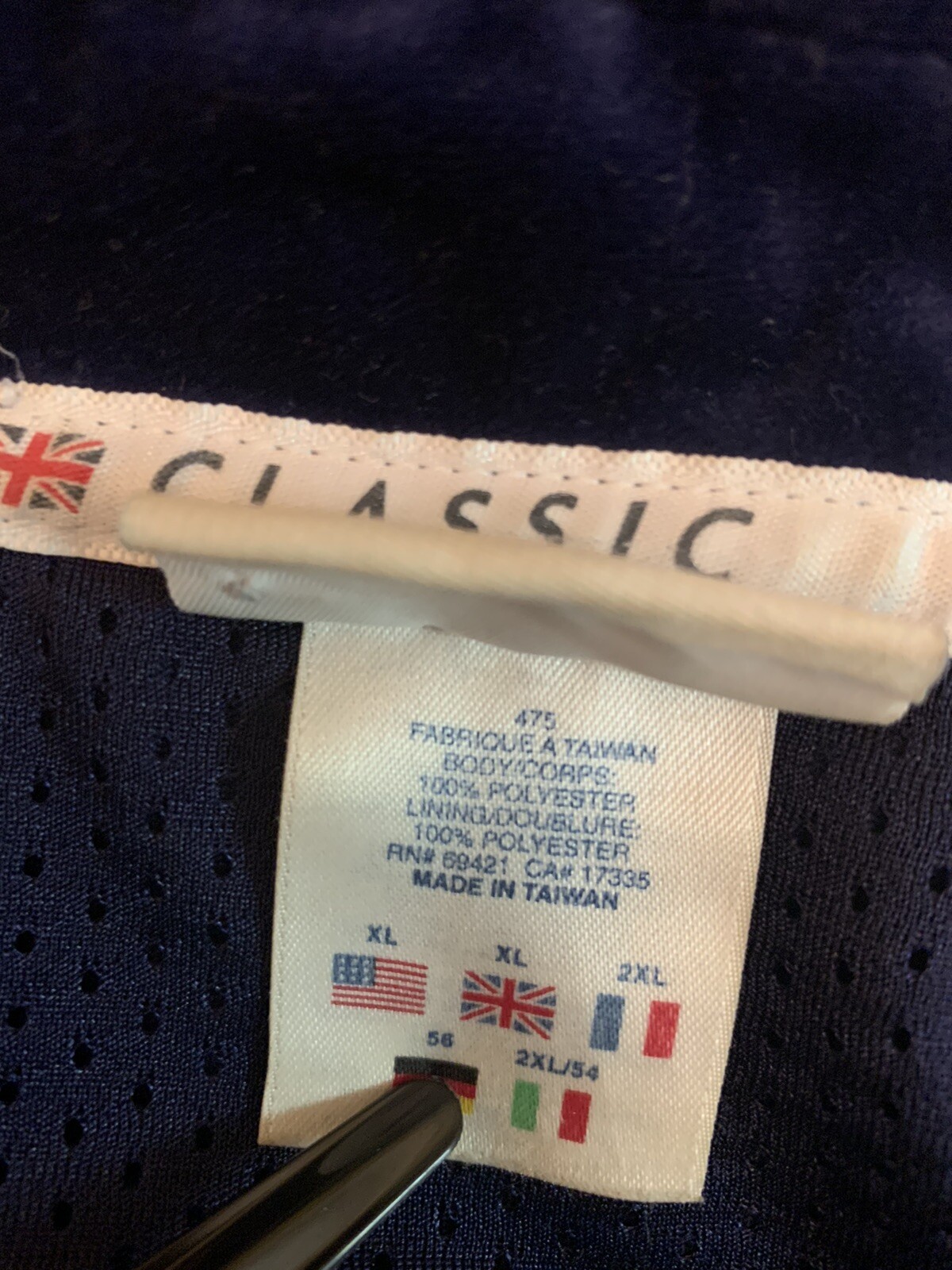 Reebok Classic Men’s Vintage Retro velvet like blue button down shirt top gallery