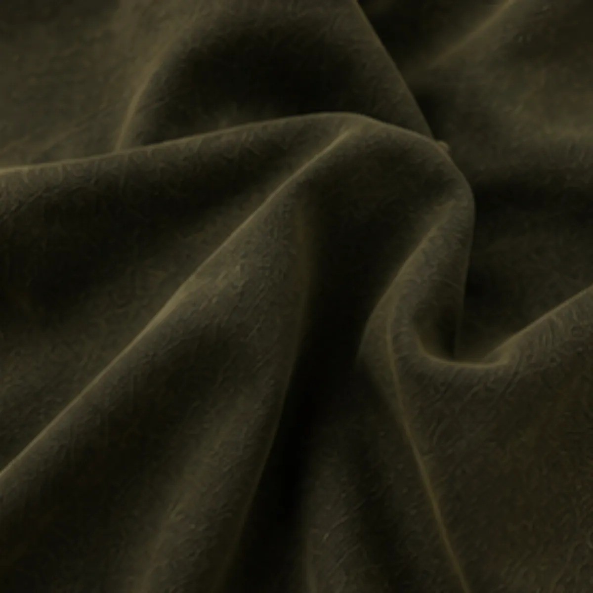 Nyxden Olive Green Abstract Graphic Oversized Shirt gallery