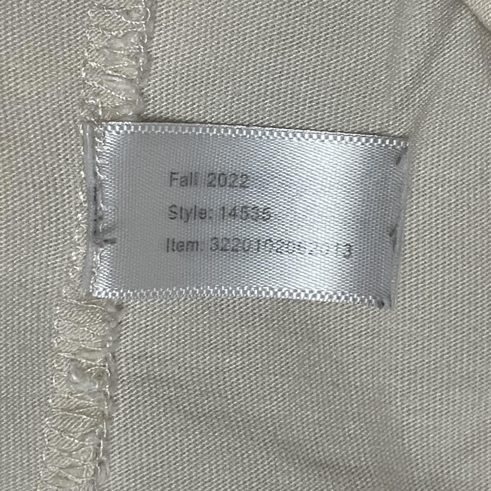 Marine Layer Shirt Mens Large White Striped Long Sleeve Crew Neck Relaxed Logo gallery