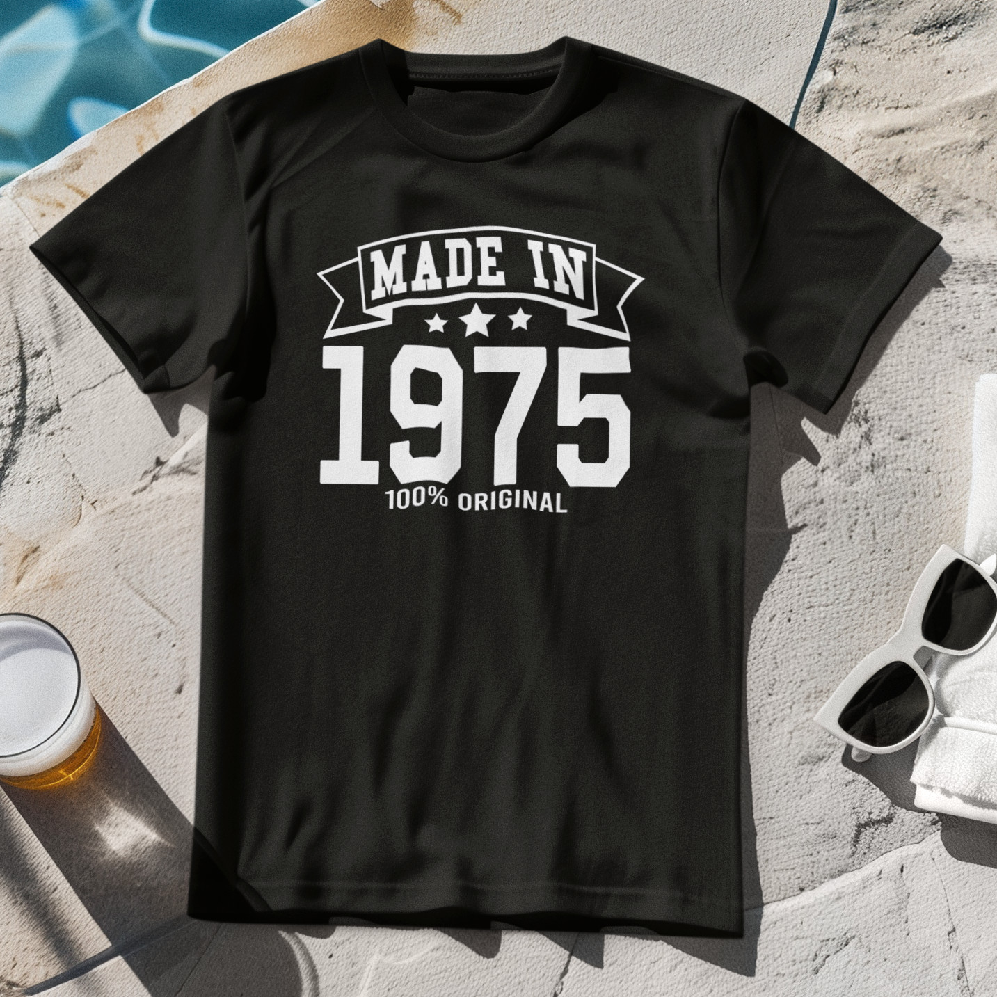 MADE IN 1975 T-SHIRT (Gildan Birthday 47 Gift Dad Mom Present seventies Party) gallery