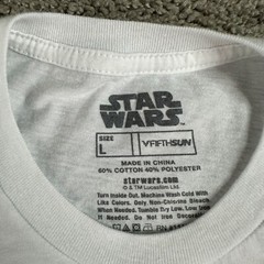 Star Wars Shirt Mens Large White Multicolored BB-8 Variations Short Sleeve