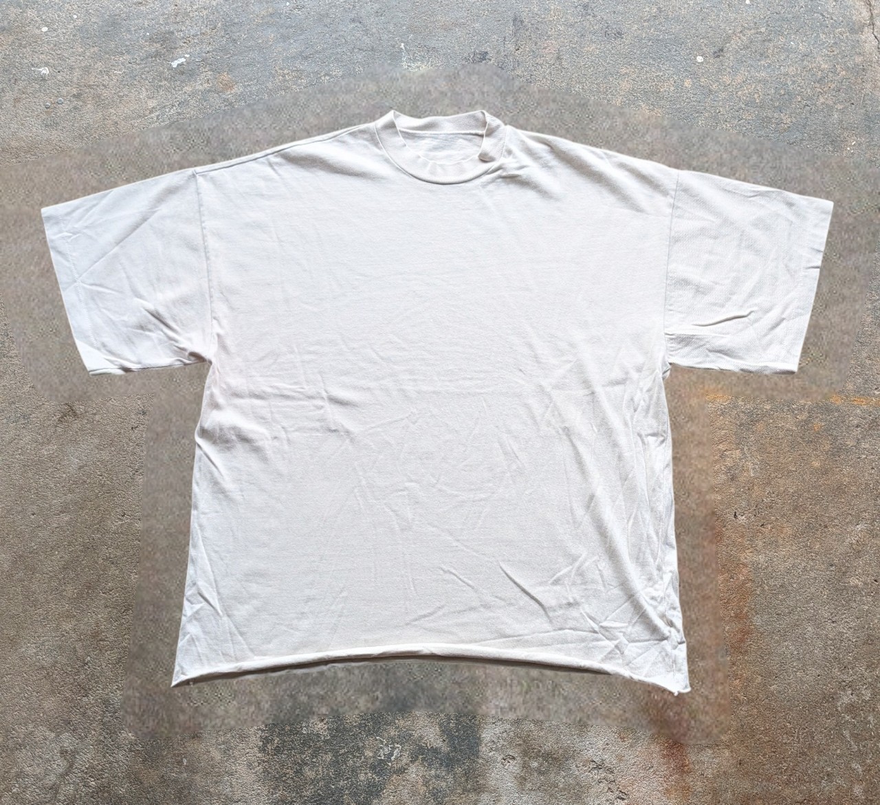 Size L - Sunday Service Choir Tee in CHALK Blank SAMPLE yeezy gallery
