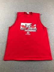 Vintage Alstyle Apparel Activewear Tank Top Shirt Mens XL Red Jeff Burton Citgo