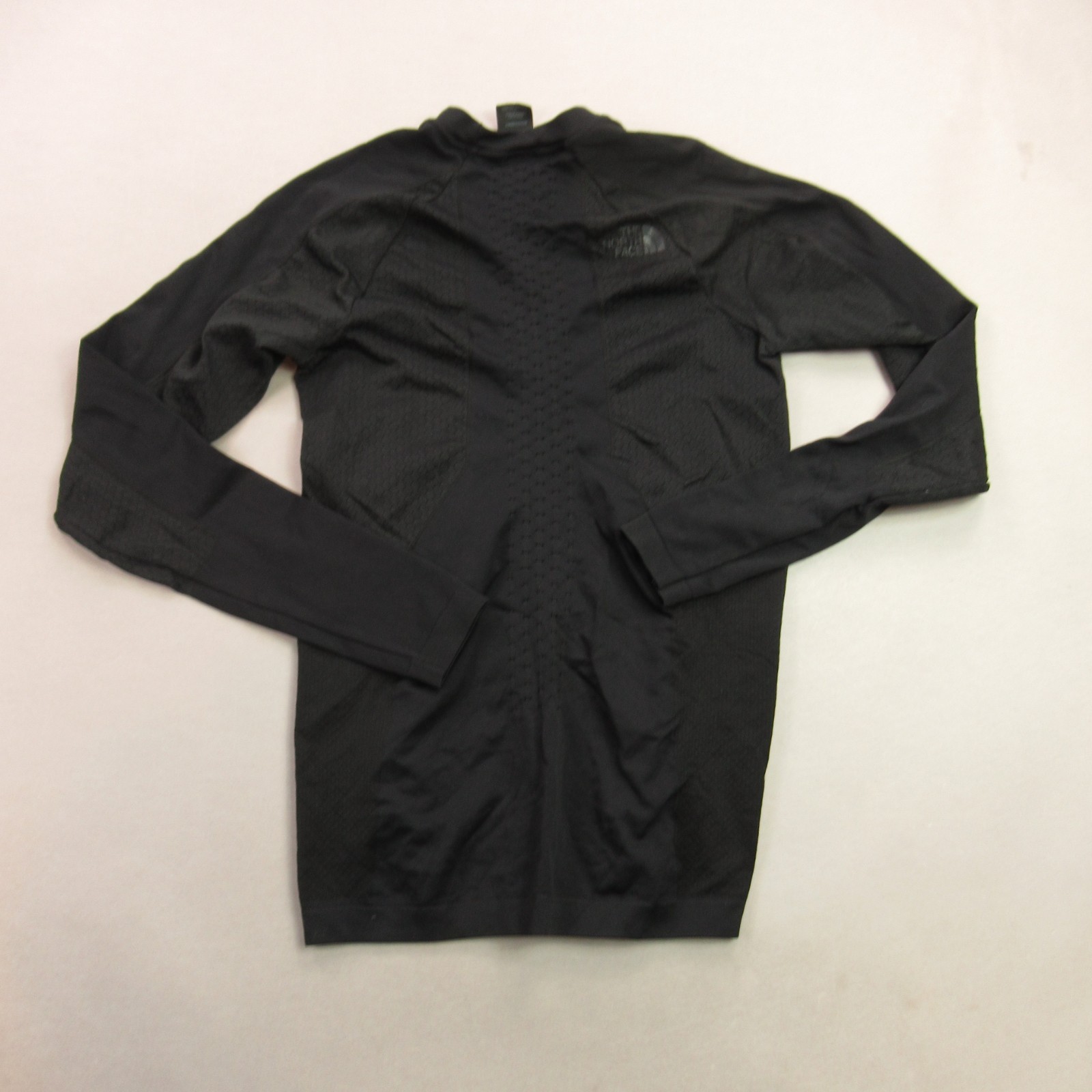 North Face Shirt Mens Small Long Sleeve Crew Neck Black Casual Pullover gallery