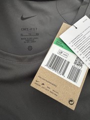 Nike Grey Dri-FIT Miler Logo 1.0 Flash UV Short Sleeve Running Top Repel L XL