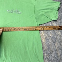 Salt Life Scuba Dive Flag Skull Graphic T-Shirt Mens Large Green Tee