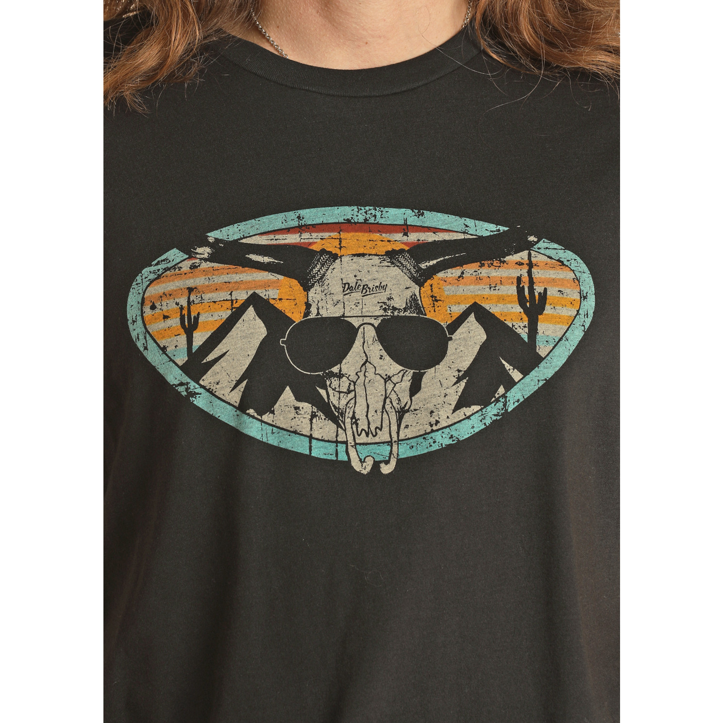 Rock & Roll Cowboy® Unisex Dale Brisby Black Graphic Tee RRUT21R0IZ gallery