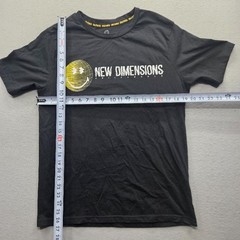 Smiley World Mens Size Large Black Short Sleeve Graphic T-Shirt