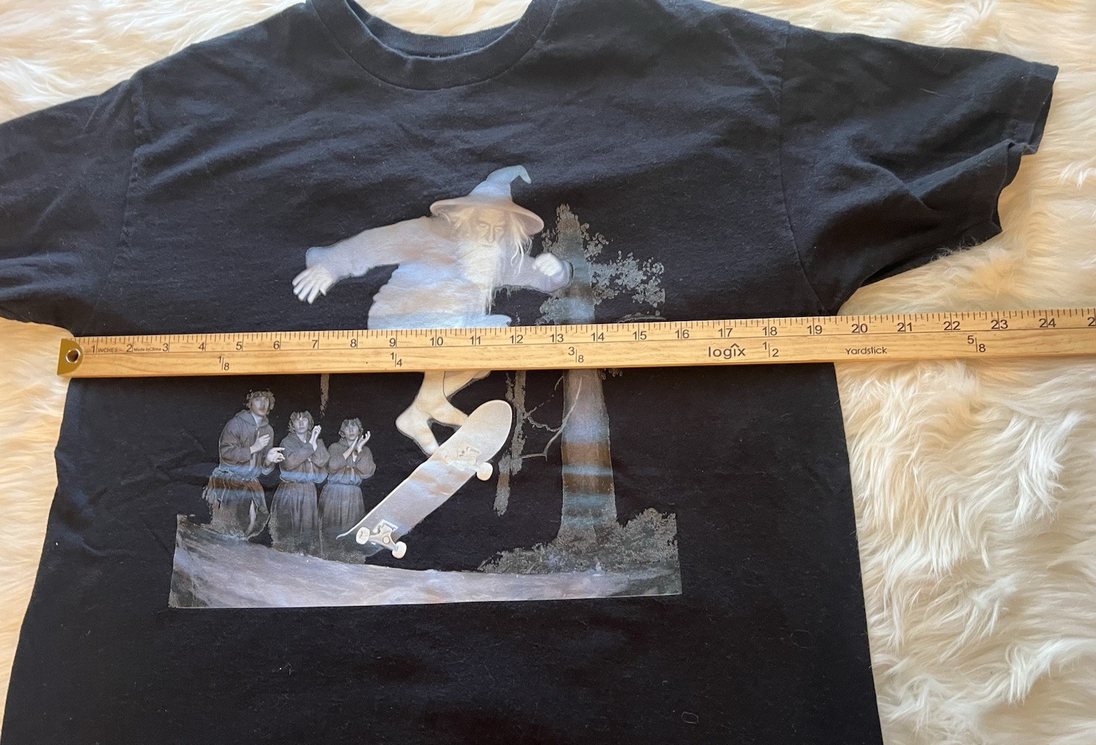 Lord Of The Rings T Shirt Gandalf Hobbits Skateboarding Streetwear Geek Gift S gallery