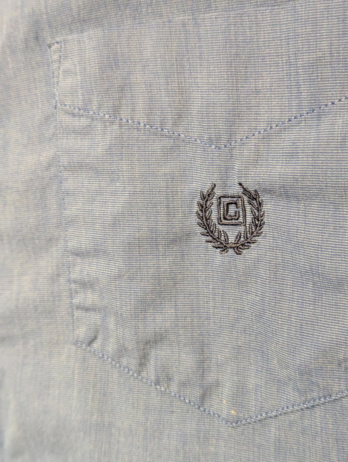 Chaps Easy Care Short Sleeve button down Shirt - Blue - Large Ralph lauren gallery