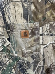 Vintage Carhartt Pocket Tee Real Tree Camo Tee Size XL