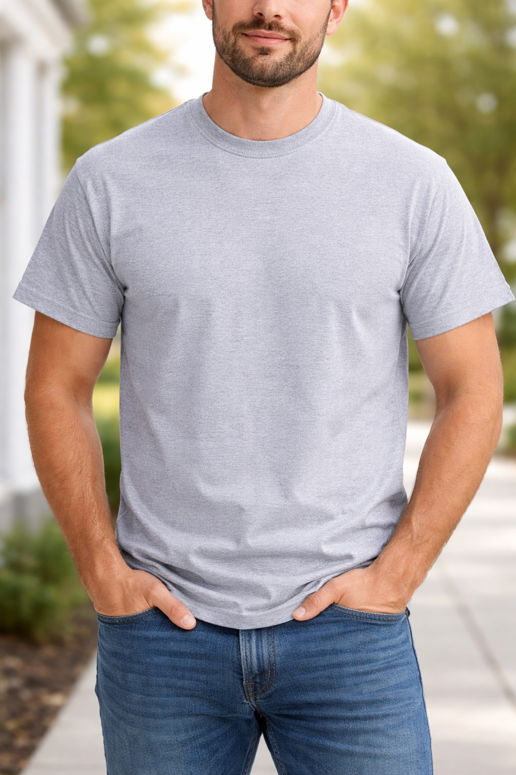 Pack of 3 Gildan G500 Mens Short Sleeve Heavy Cotton Size: XL Blank T-Shirts gallery