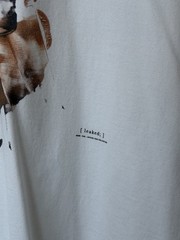 JULIUS Draped SS 2023 White Graphic Shirt Leaked Tee