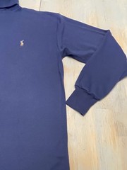 Ralph Lauren Turtle Neck Men’s Size Medium Vintage Blue Long Sleeve Preppy