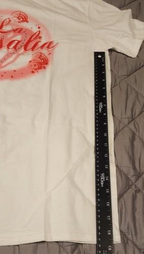 La Rosalia Unisex T-Shirt Adult Large - White Pink Red - The Thread Shop - NWOT gallery