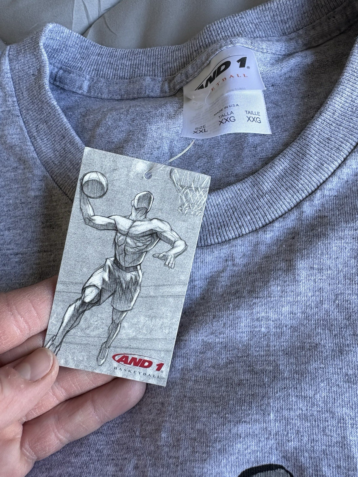 Vintage 90’s And1 Baller Sleeveless Tee Size 2XL NWT USA gallery
