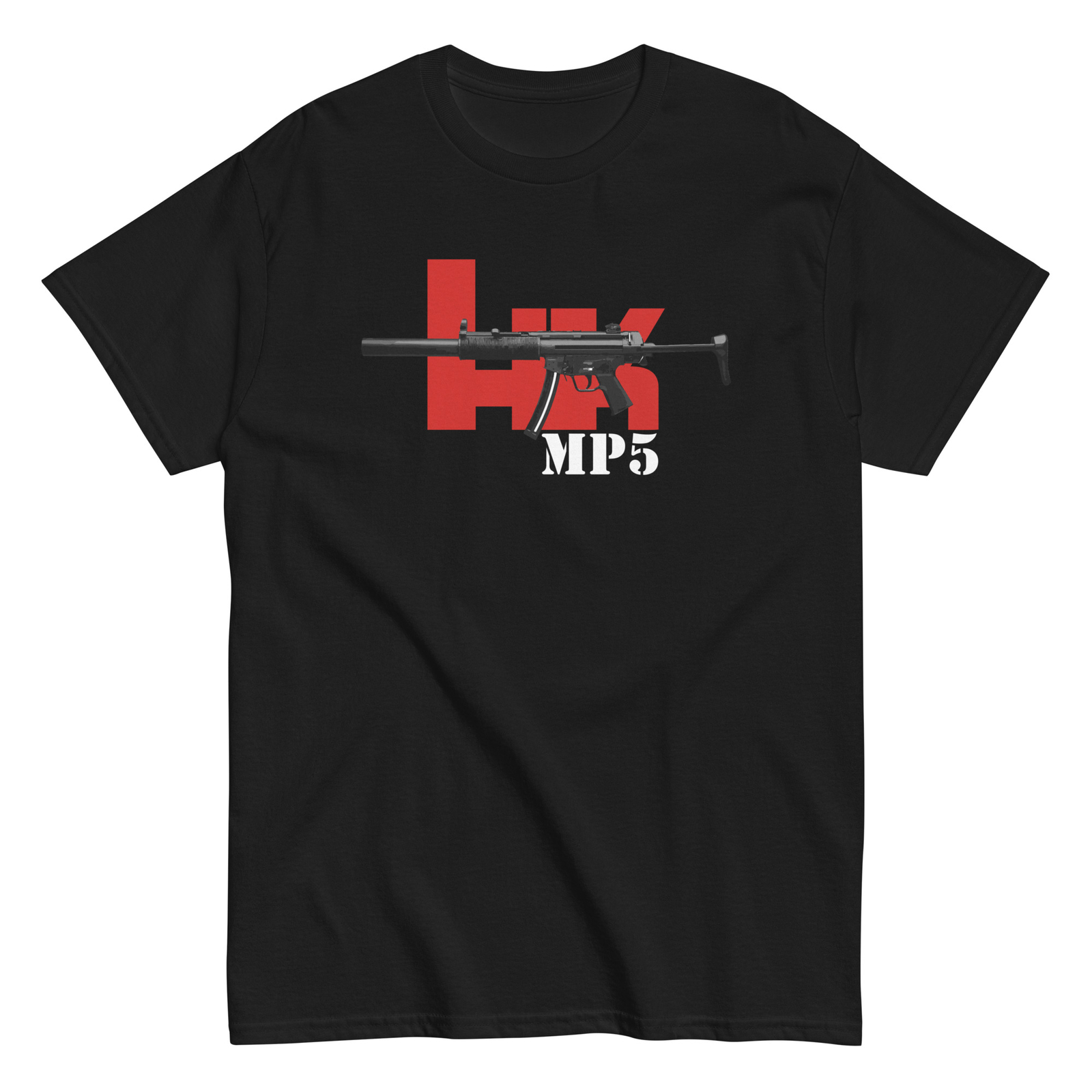 MP5 HK Gun Firearm Submachine Guns SWAT Team Military Unisex T-Shirt gallery