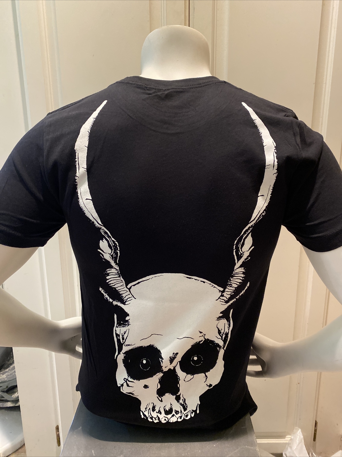 Playboi Carti T Shirt Clown Skull Medium Black Front and Back Graphics RARE! gallery