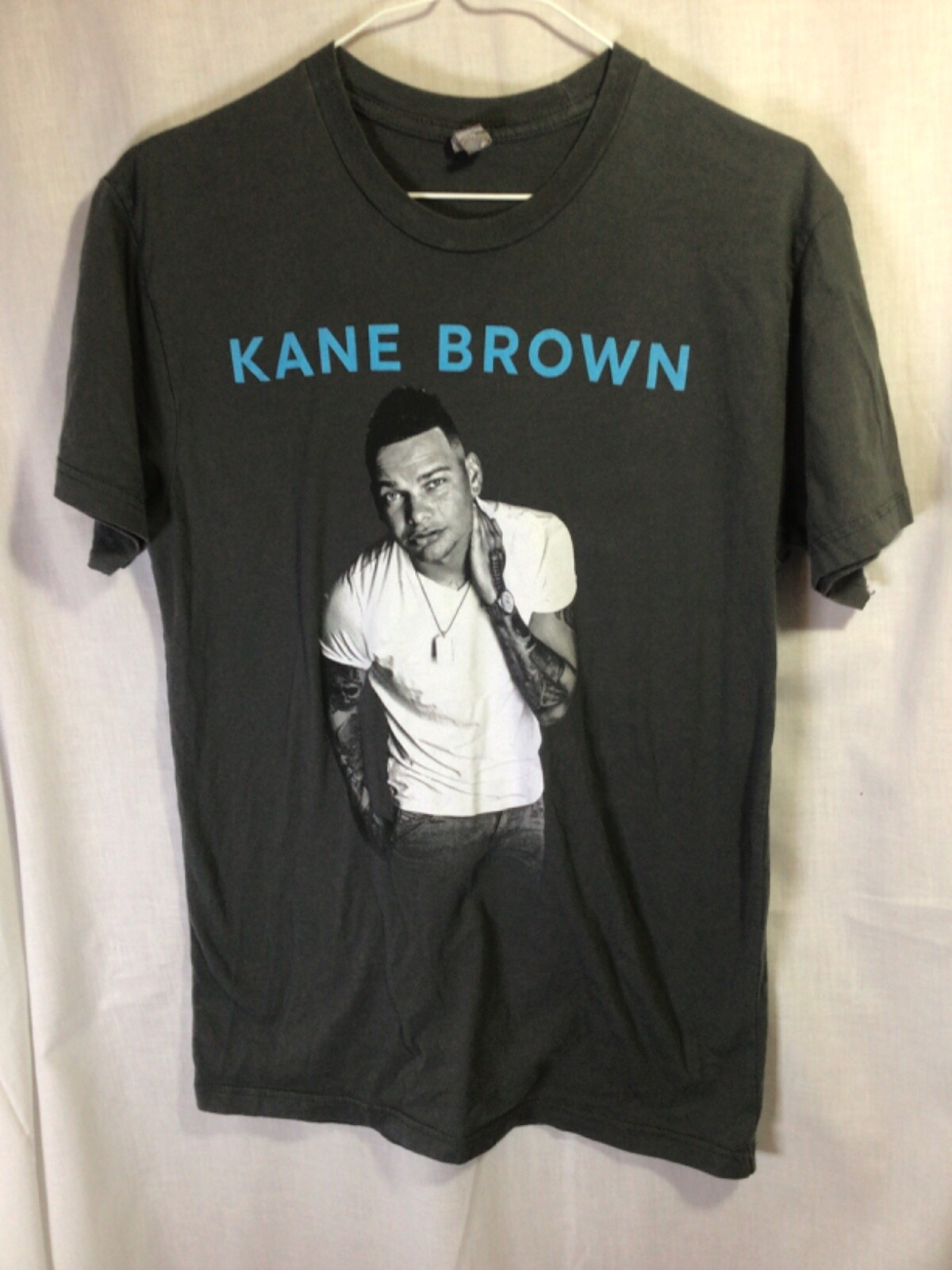 Kane Brown Concert Tour Gray Small Cotton T Shirt T18