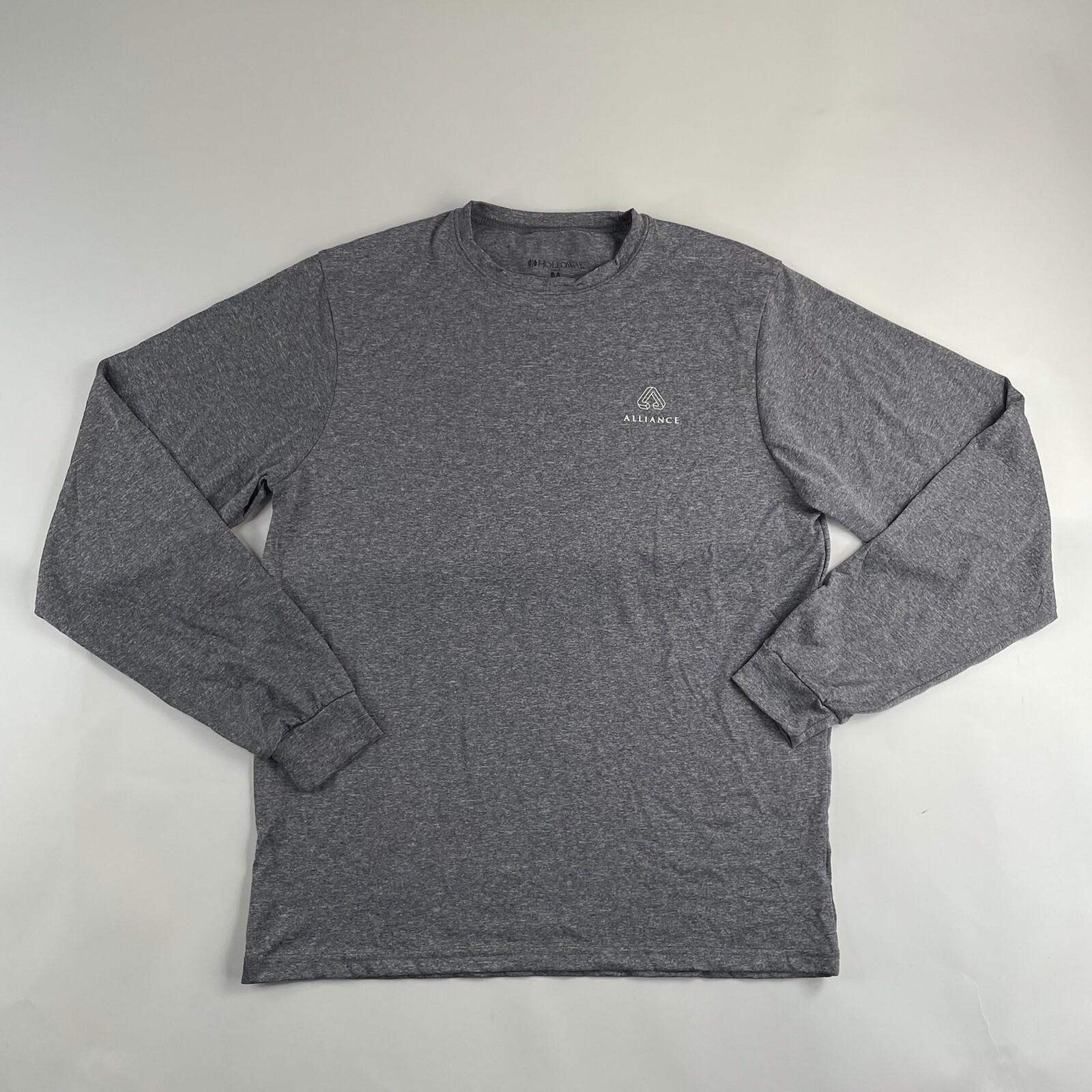 Holloway Alliance Shirt Medium Grey Mens Long Sleeve Activewear Used Casual gallery