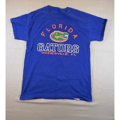 Florida Gators T-Shirt Blue Gainesville FL NCAA College Mens Medium A