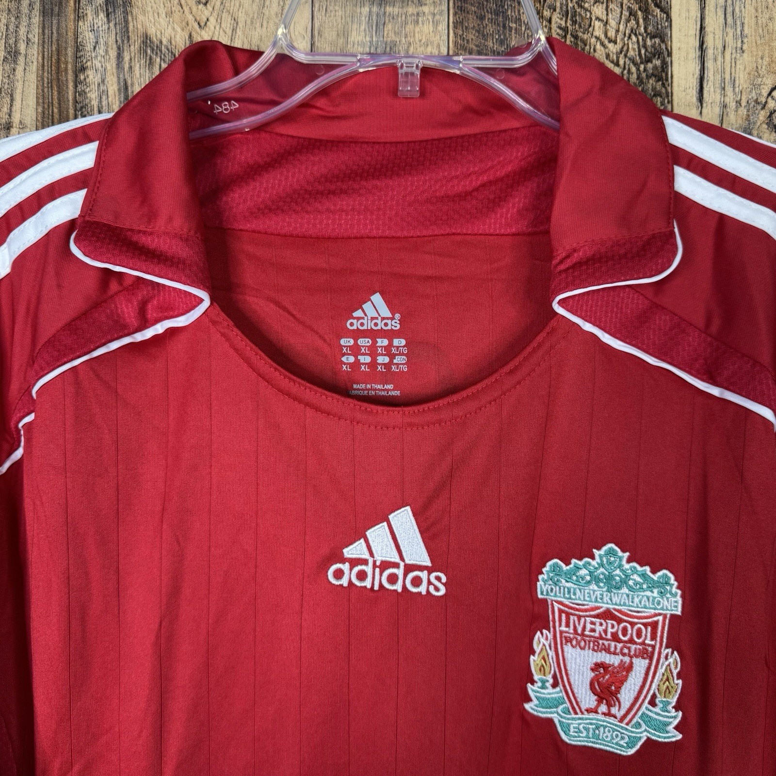 Liverpool FC 2007-08 Home Men’s XL Long Sleeve Soccer Jersey TORRES #9 gallery