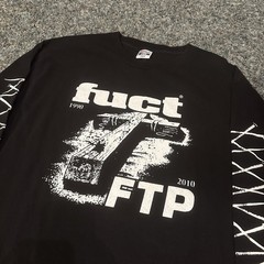 Fuct x FTP Size Large Long Sleeve tee RARE COLLAB Black