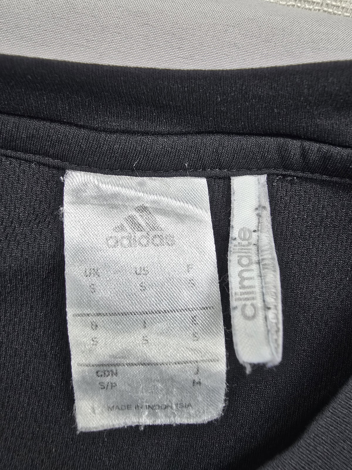 Adidas Climalite Mens T-Shirt Black Striped Short Sleeve S gallery