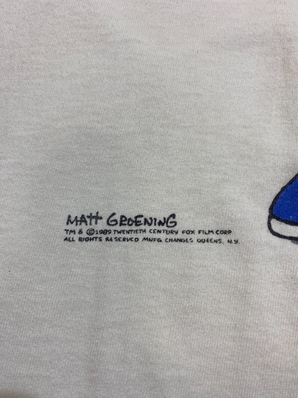 1989 Bartman Avenger of Evil Simpsons Vintage Shirt gallery