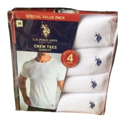 U.S.POLO ASSN.® Men’s 4 Pack CREW-NECK TEES “ Classic Fit ”