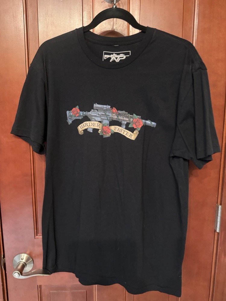 AMERICAN TRIGGER PULLERS ARMY RANGERS “Harder Faster”MENS LARGE